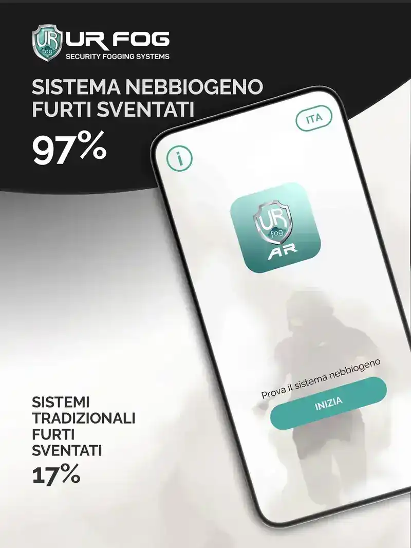 App UR Fog - Interfaccia principale per controllo sistemi nebbiogeni